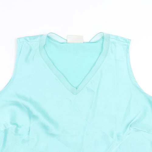 The Collection Womens Blue   Basic Blouse Size 20