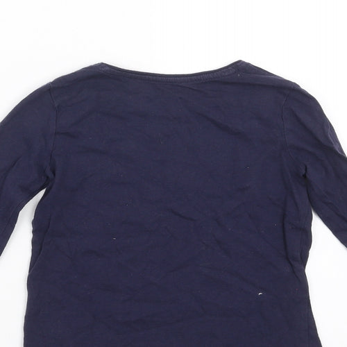 Primark Girls Blue   Basic T-Shirt Size 5-6 Years  - Stay Cool