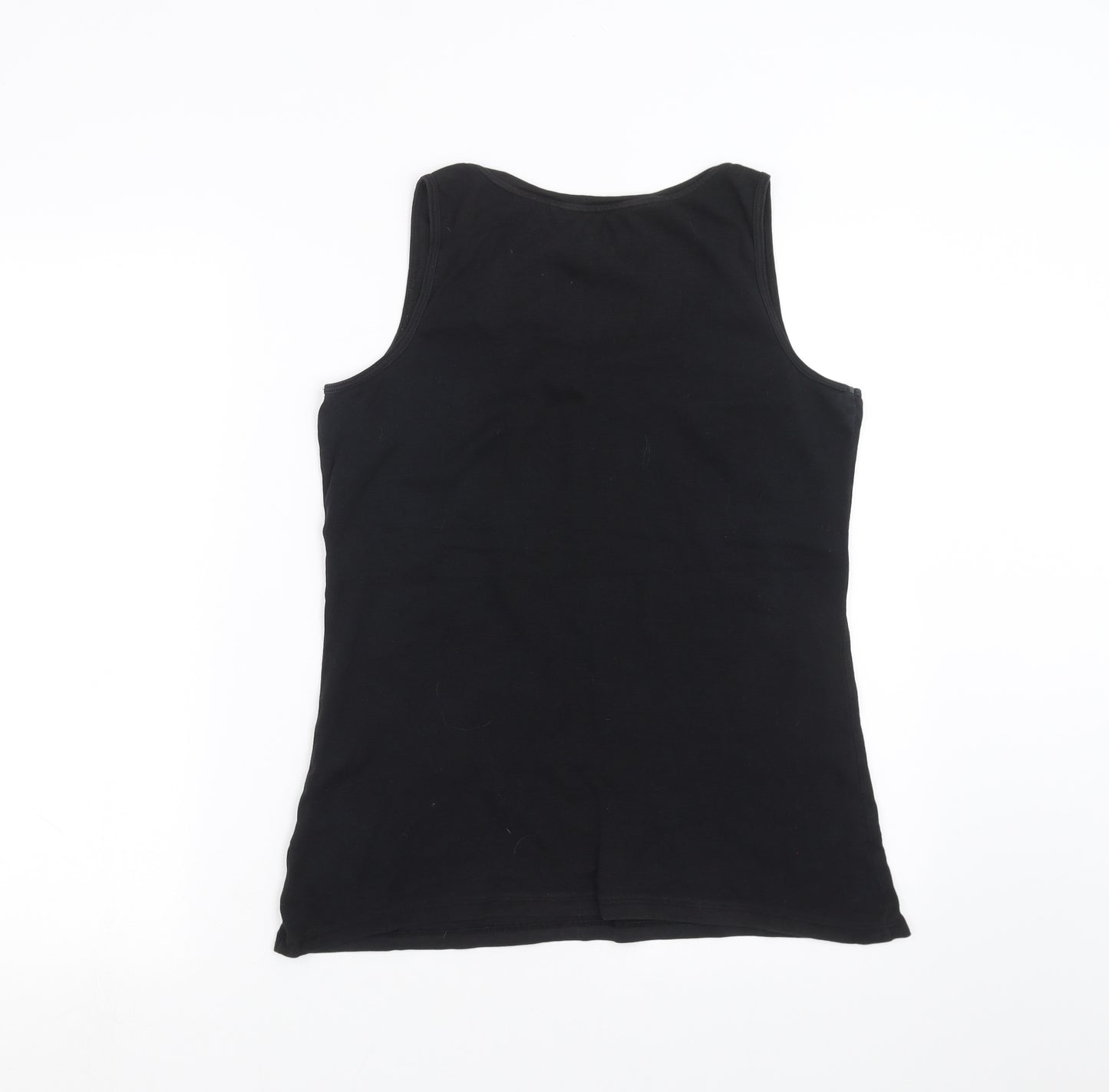 Wardrobe Essentials Womens Black   Basic Tank Size 16