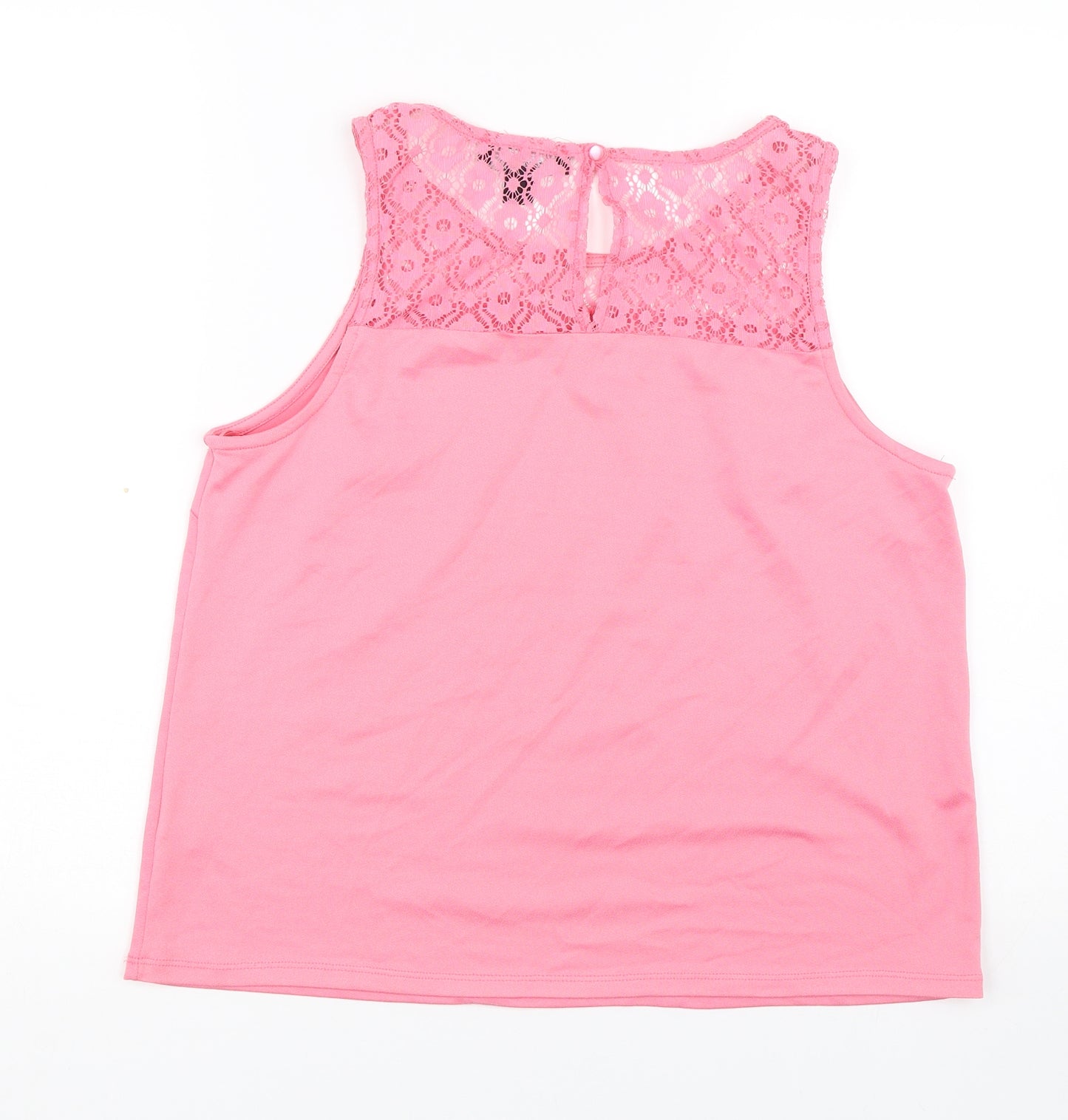 Atmosphere Womens Pink Floral  Basic Tank Size 12
