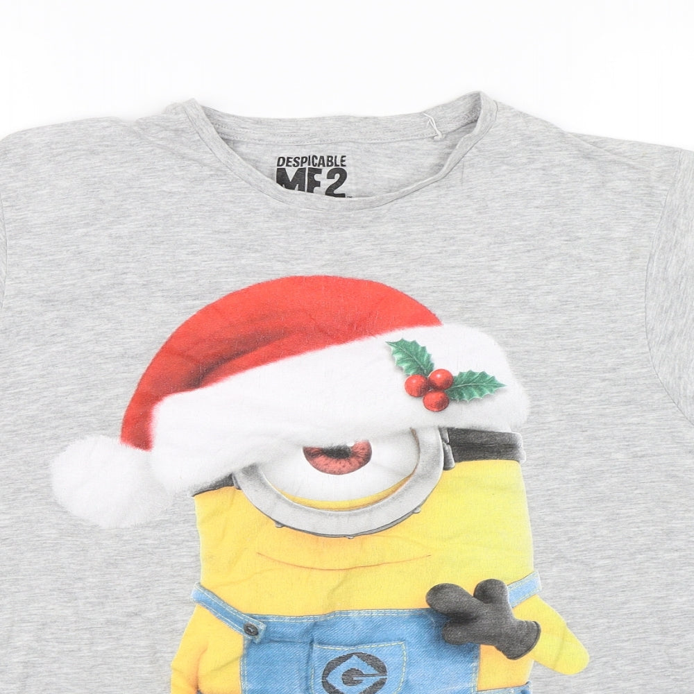 Cedar Wood State Mens Grey    T-Shirt Size M  - Christmas