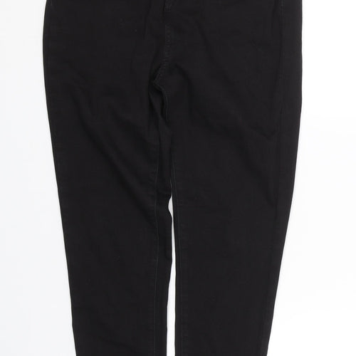 Peacocks Womens Black  Denim Skinny Jeans Size 12 L27 in