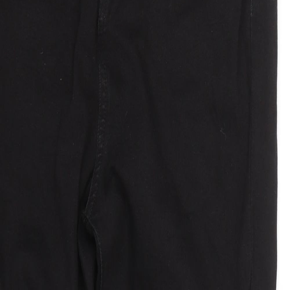 Peacocks Womens Black  Denim Skinny Jeans Size 12 L27 in