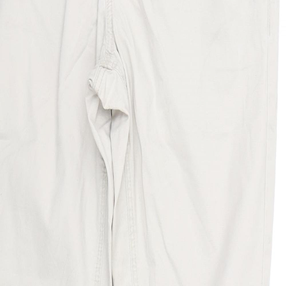 H&M Womens Beige   Trousers  Size 8 L29 in