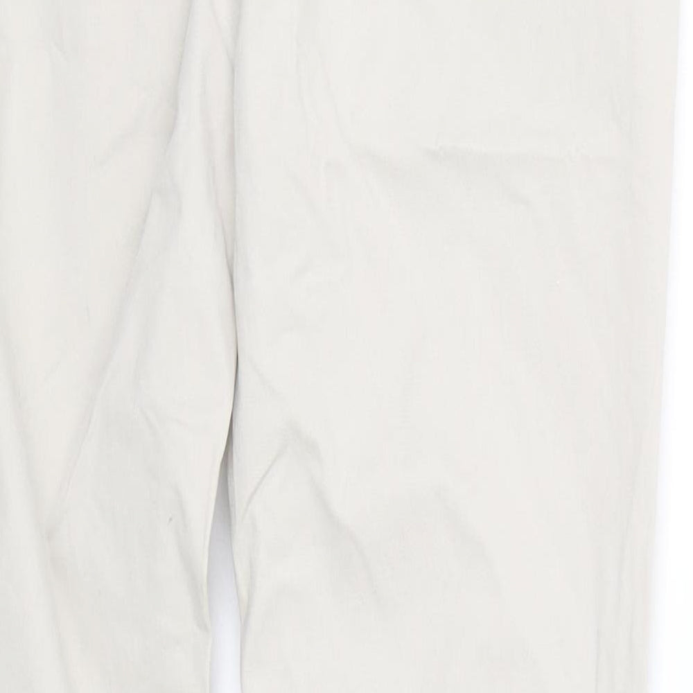 H&M Womens Beige   Trousers  Size 8 L29 in