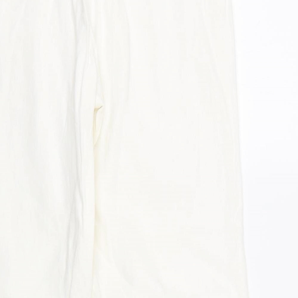 NEXT Womens White   Trousers  Size 12 L29 in
