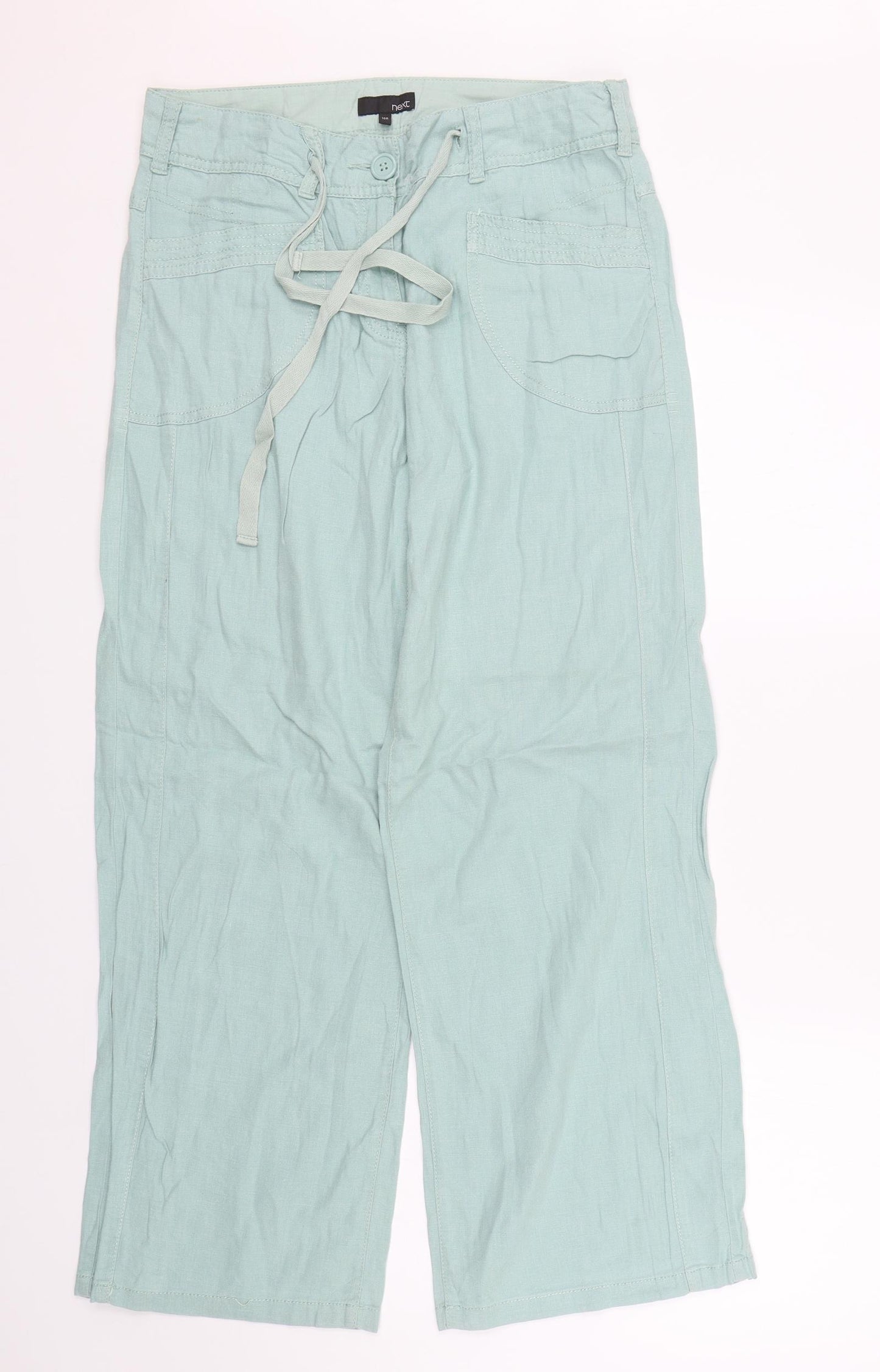 NEXT Womens Green   Trousers  Size 10 L28 in
