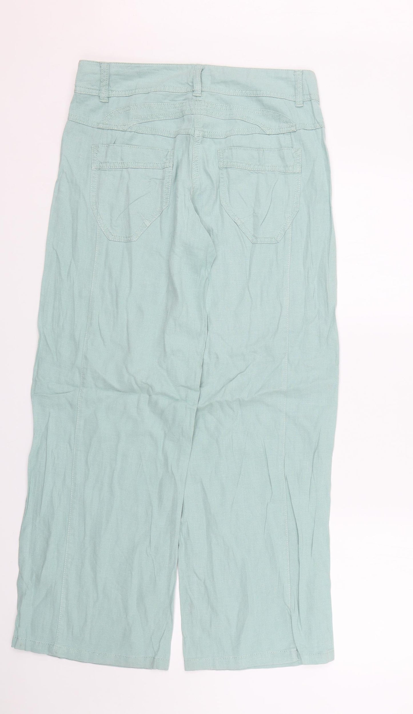 NEXT Womens Green   Trousers  Size 10 L28 in