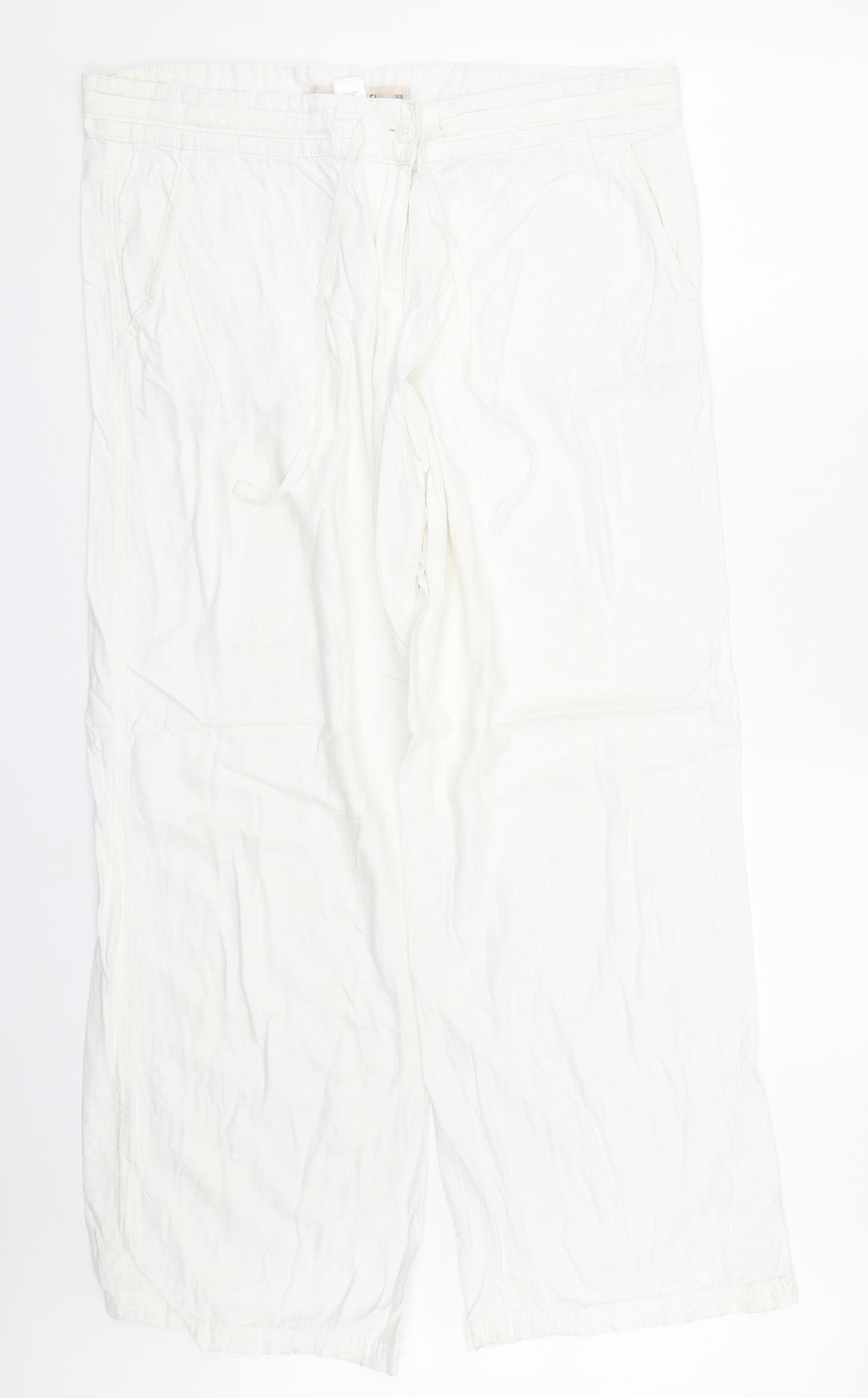 NEXT Womens White   Trousers  Size 16 L29 in