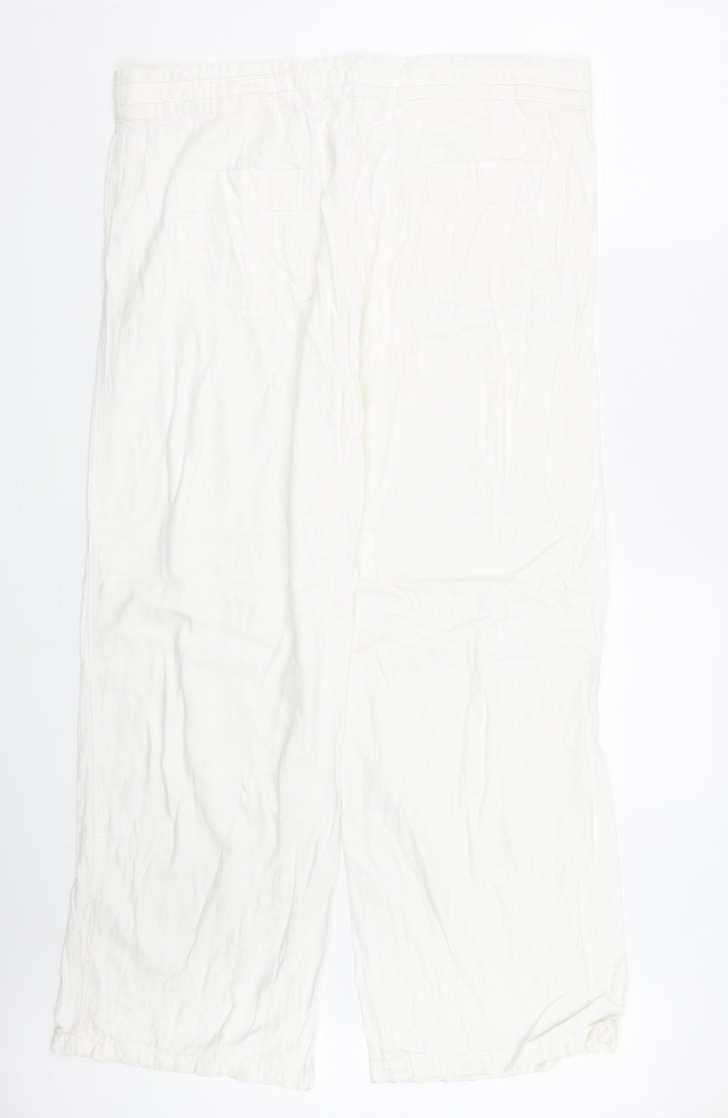 NEXT Womens White   Trousers  Size 16 L29 in