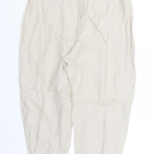 Covington Womens Beige   Cropped Trousers Size 14 L23 in
