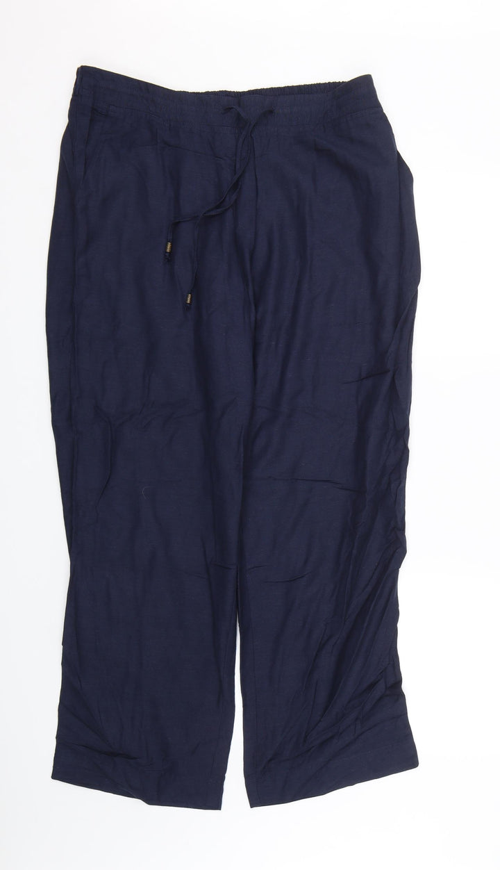 Anthology Womens Blue   Trousers  Size 18 L26 in