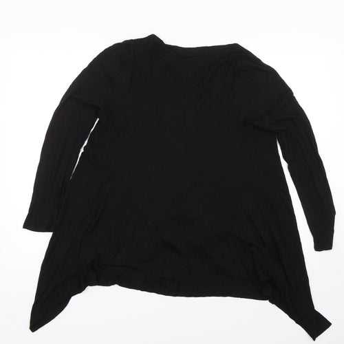 George Womens Black   Kimono T-Shirt Size 10