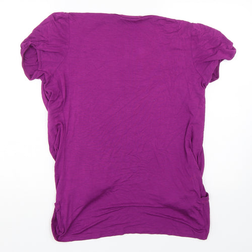 Editions Womens Purple   Kimono T-Shirt Size 12