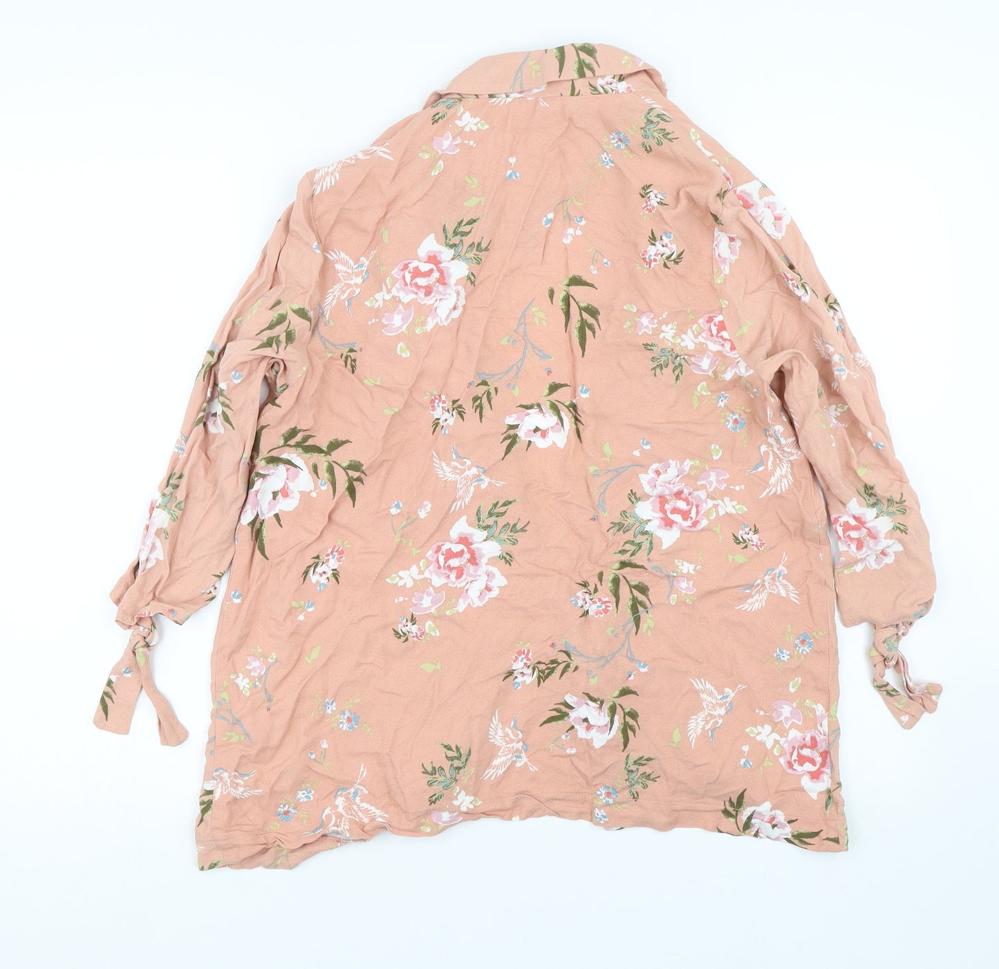 Atmosphere Womens Pink Fair Isle  Kimono T-Shirt Size 12