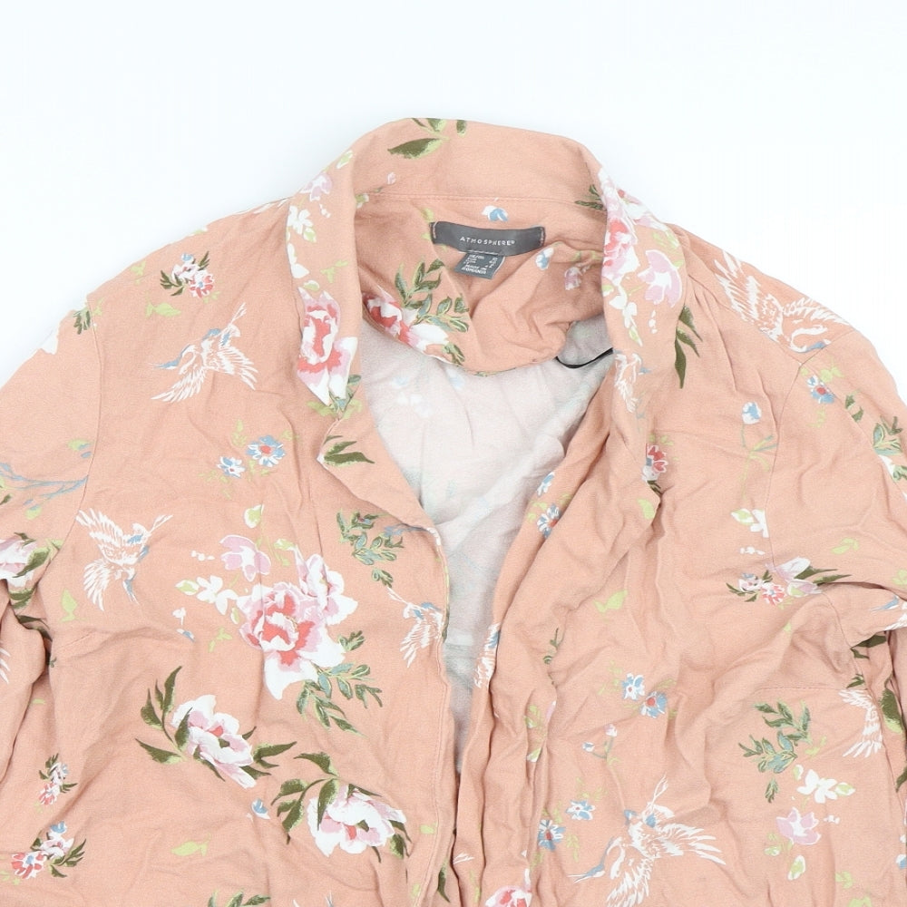 Atmosphere Womens Pink Fair Isle  Kimono T-Shirt Size 12