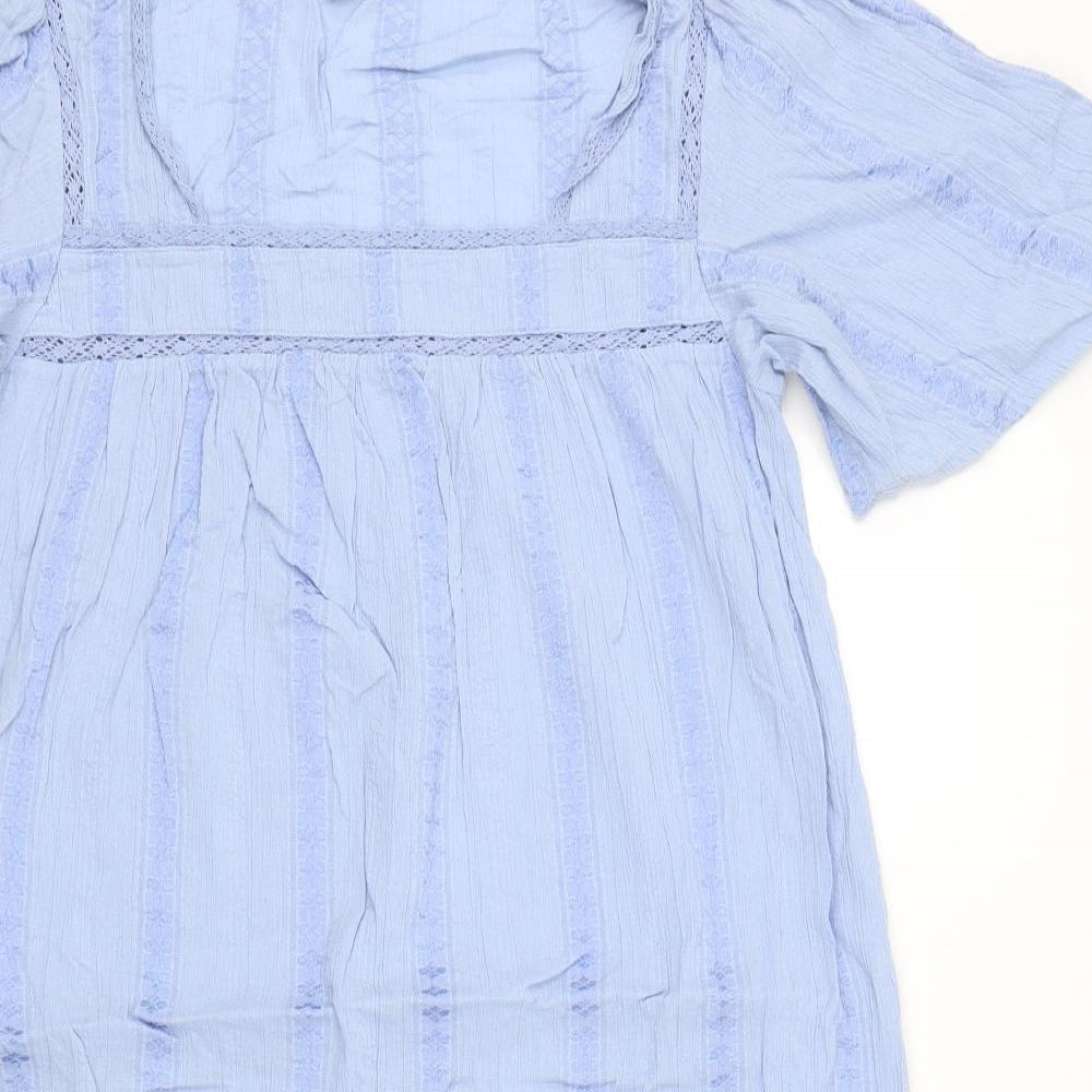 M&S Womens Blue   Top Pyjama Top Size 8