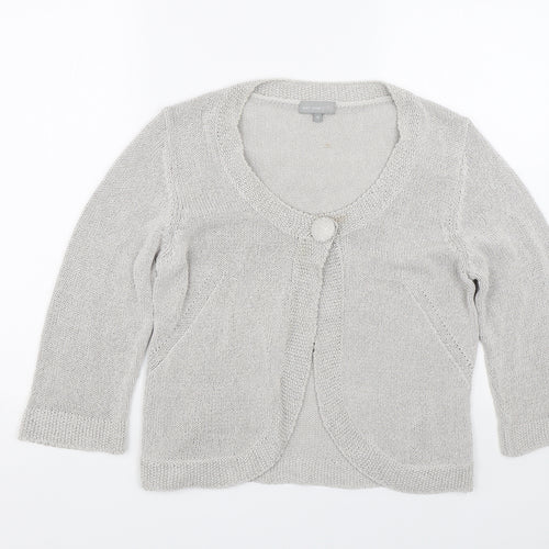Per Una Womens Grey   Cape Jumper Size 16