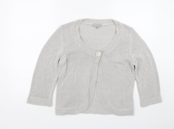 Per Una Womens Grey Cape Jumper Size 16