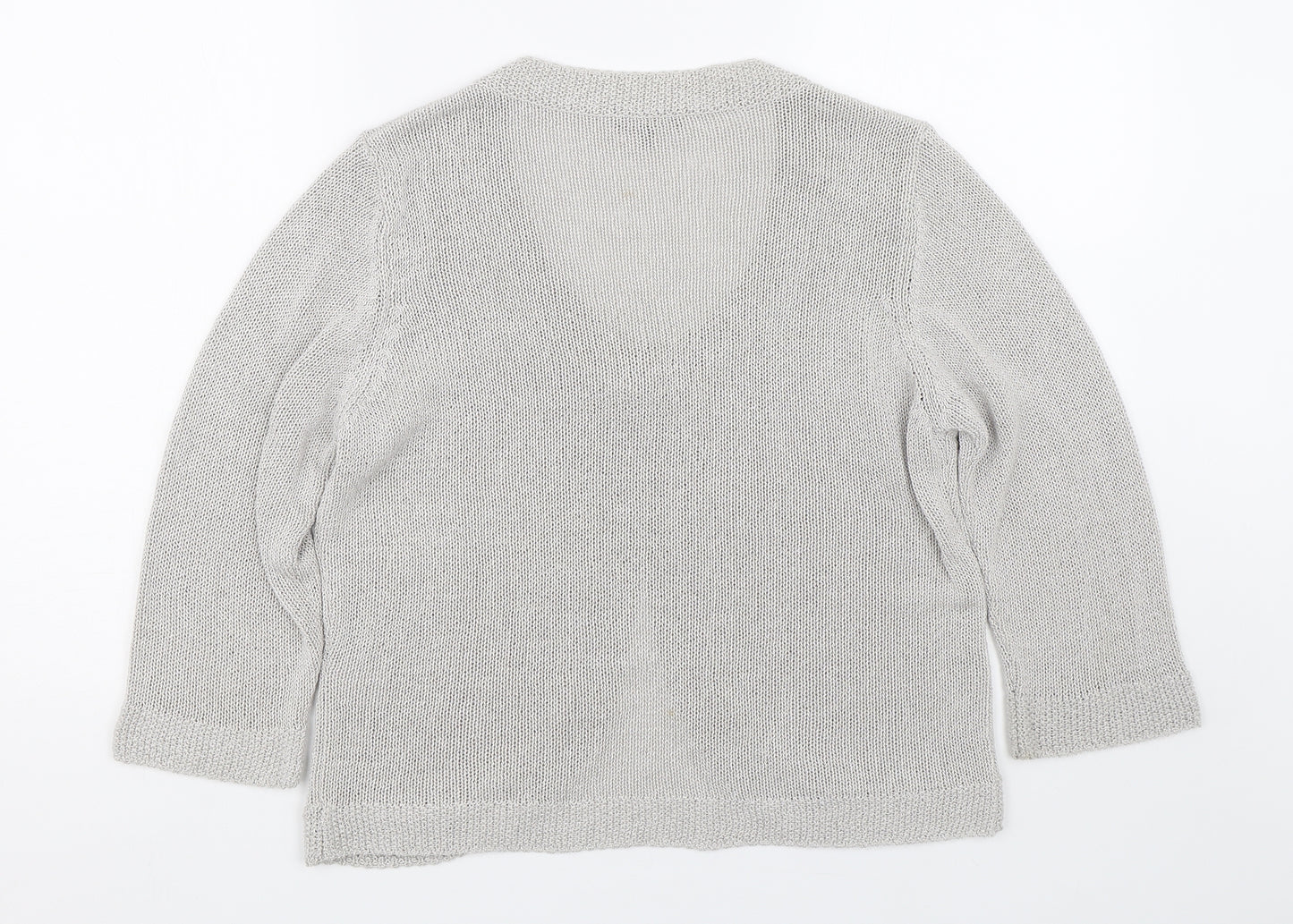 Per Una Womens Grey   Cape Jumper Size 16