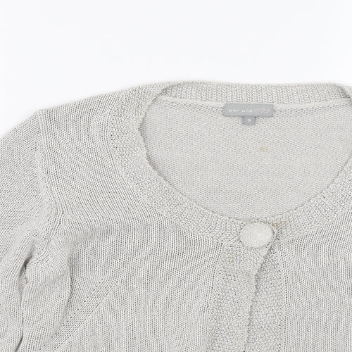 Per Una Womens Grey   Cape Jumper Size 16