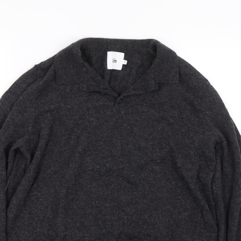 Kin Mens Grey   Pullover Jumper Size M