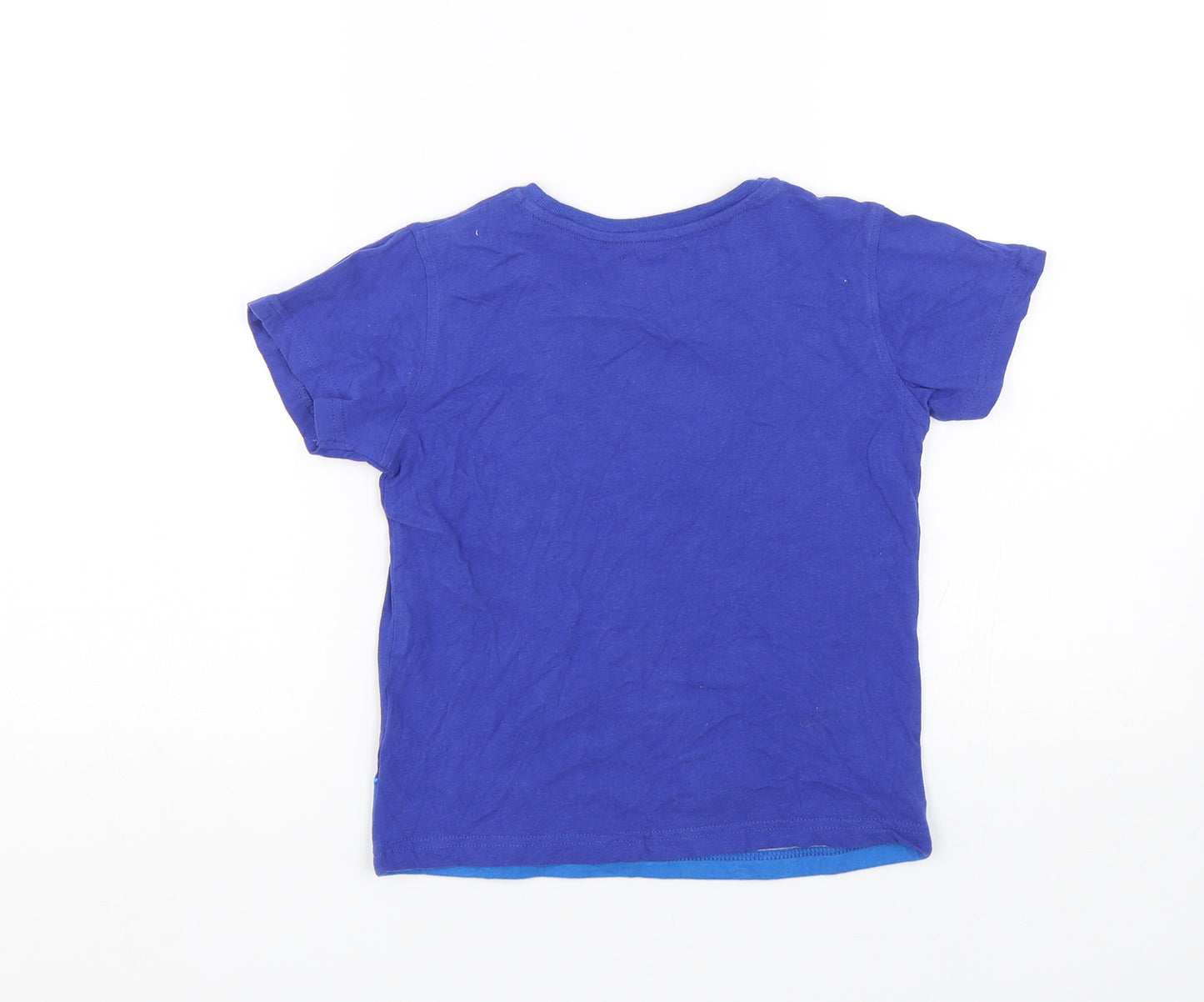 Gr8 kids Boys Blue   Basic T-Shirt Size 5-6 Years  - Loch Ness Monster