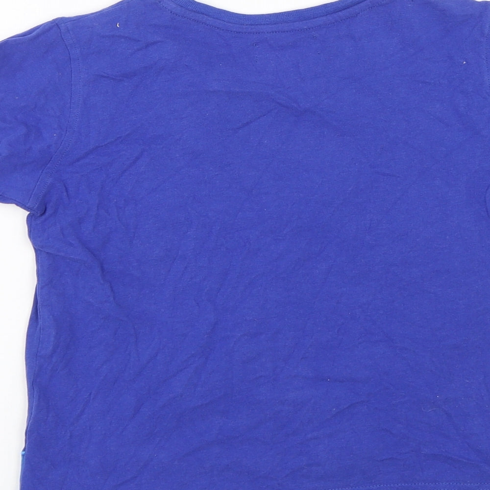 Gr8 kids Boys Blue   Basic T-Shirt Size 5-6 Years  - Loch Ness Monster
