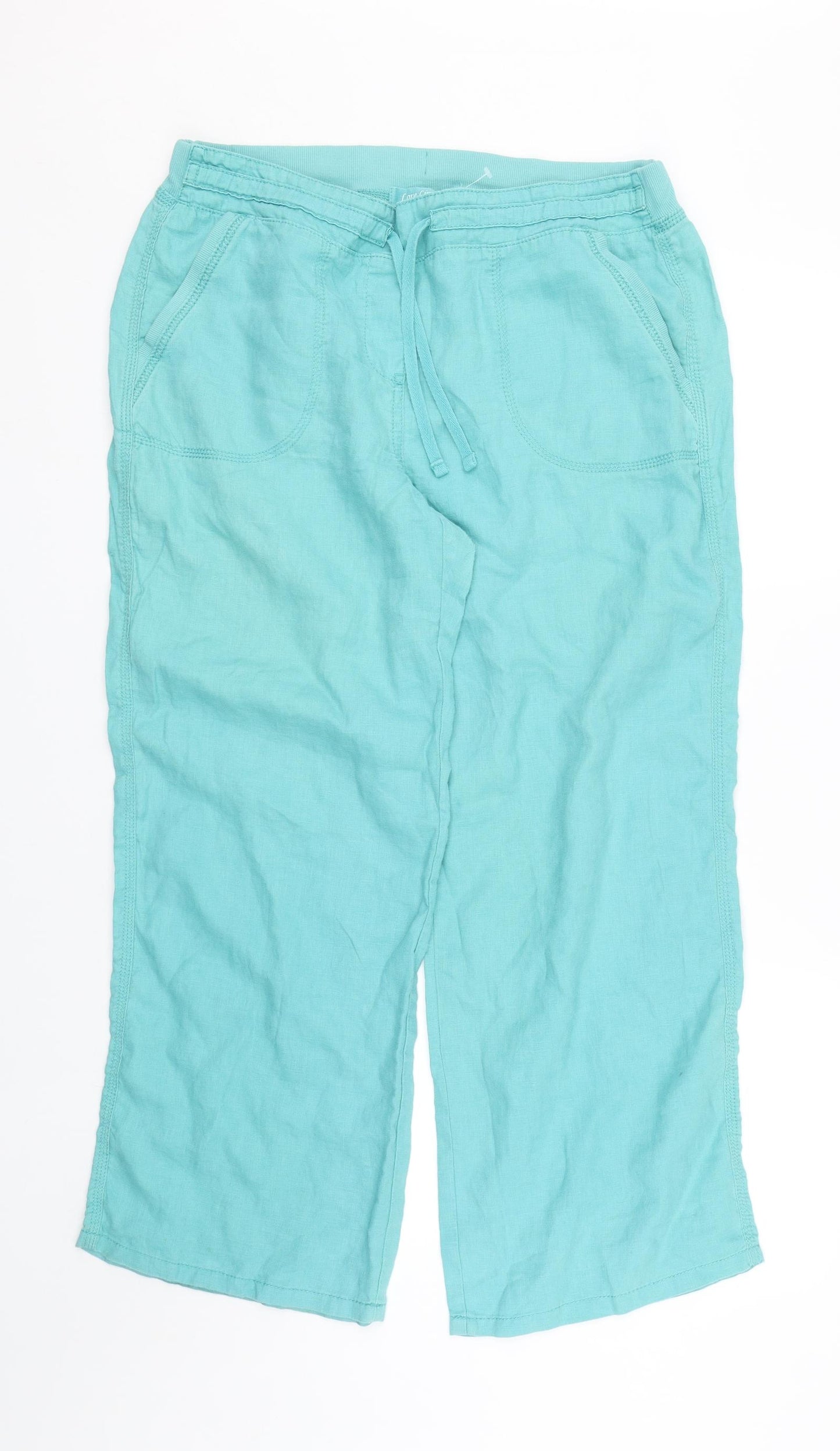 M&S Womens Blue   Trousers  Size 14 L26 in