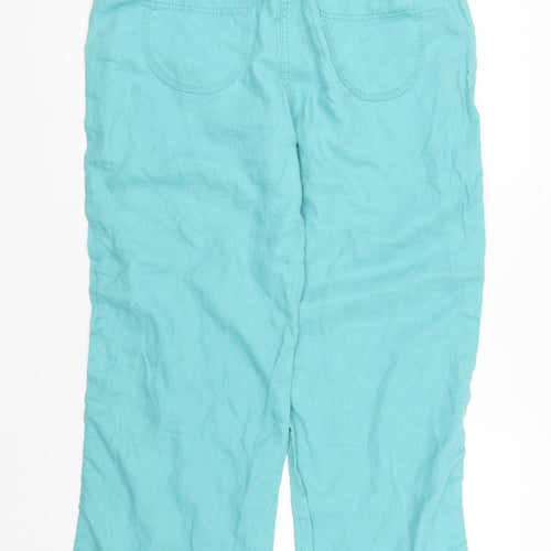M&S Womens Blue   Trousers  Size 14 L26 in