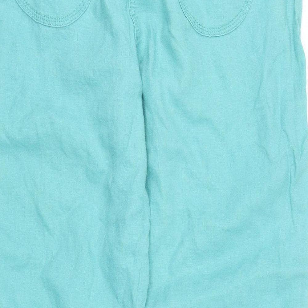 M&S Womens Blue   Trousers  Size 14 L26 in