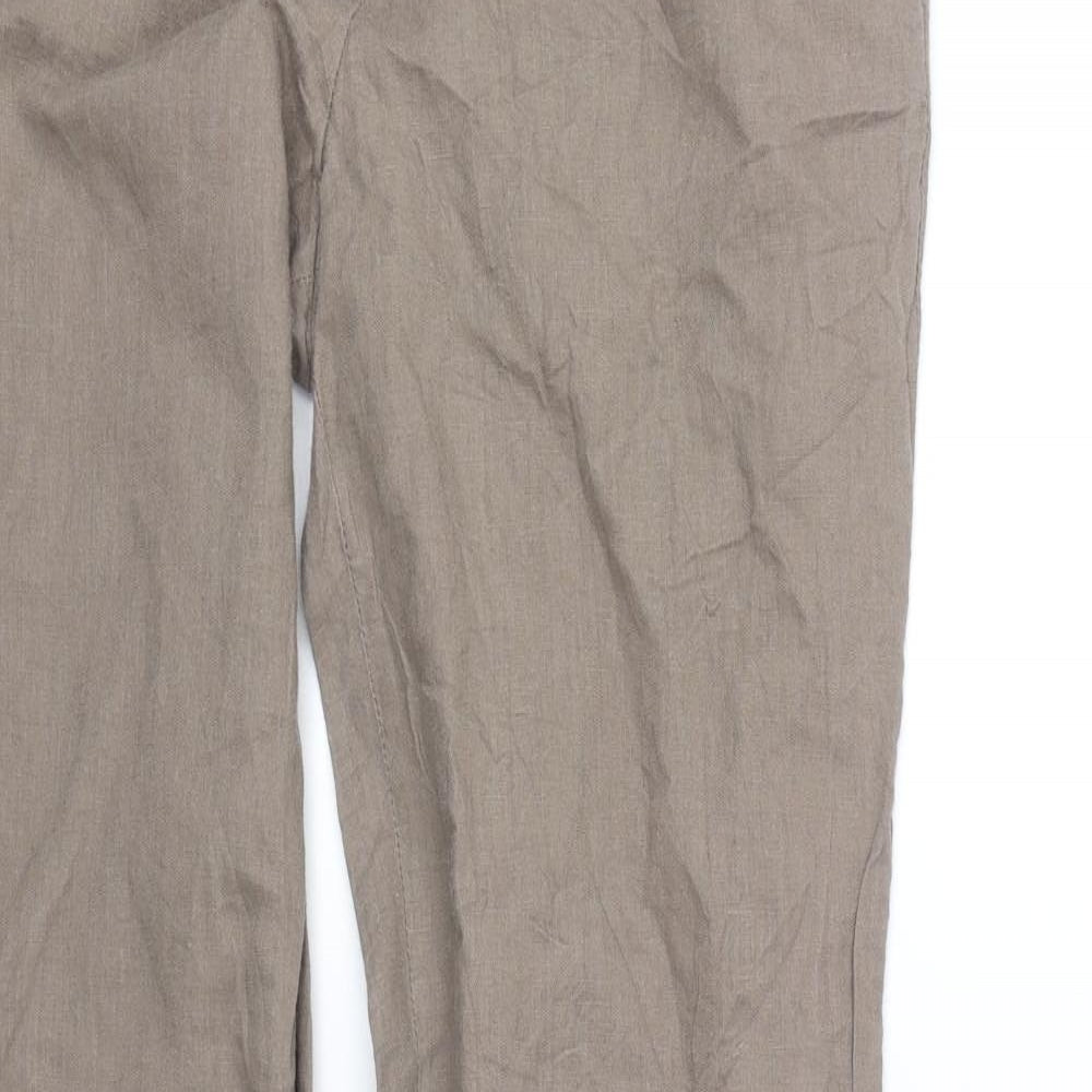 Camieu Womens Brown   Trousers  Size 10 L30 in