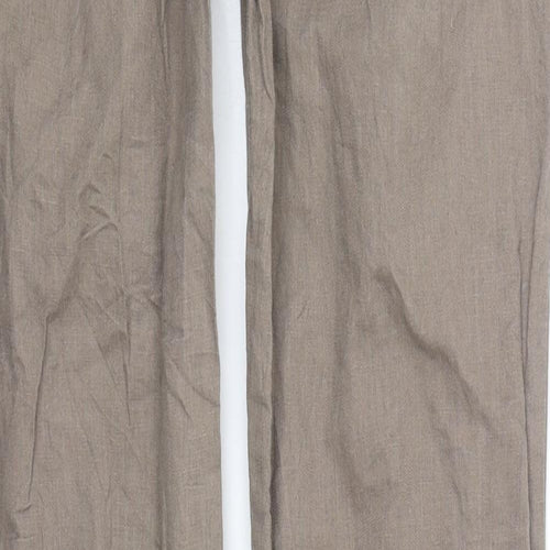 Camieu Womens Brown   Trousers  Size 10 L30 in