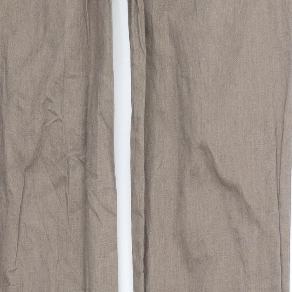 Camieu Womens Brown   Trousers  Size 10 L30 in
