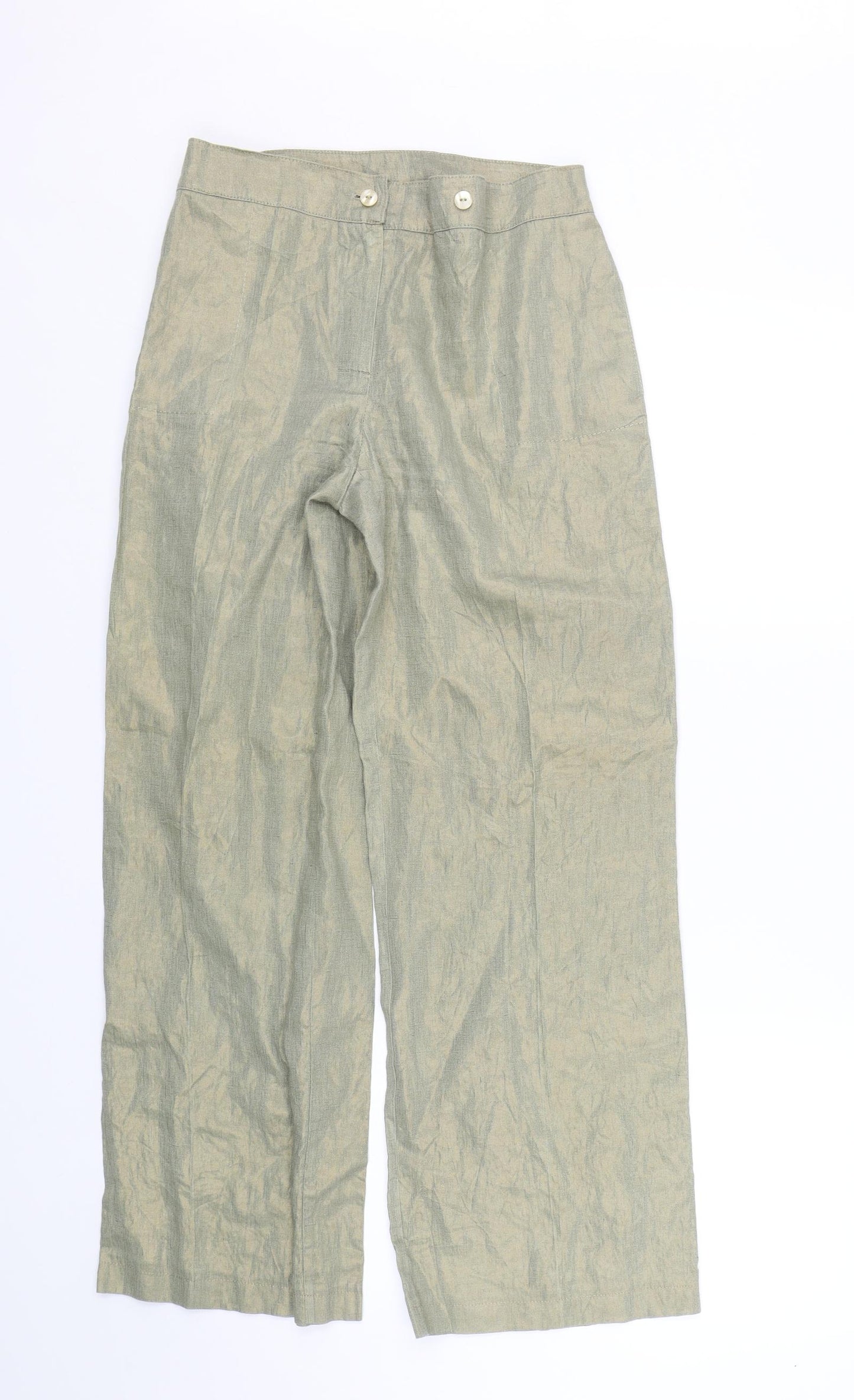Kedziorek Womens Green   Trousers  Size 8 L27 in