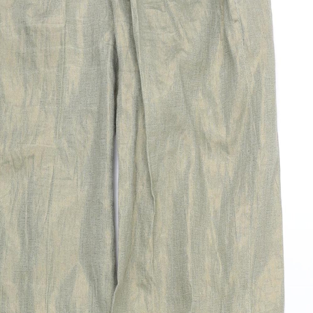 Kedziorek Womens Green   Trousers  Size 8 L27 in