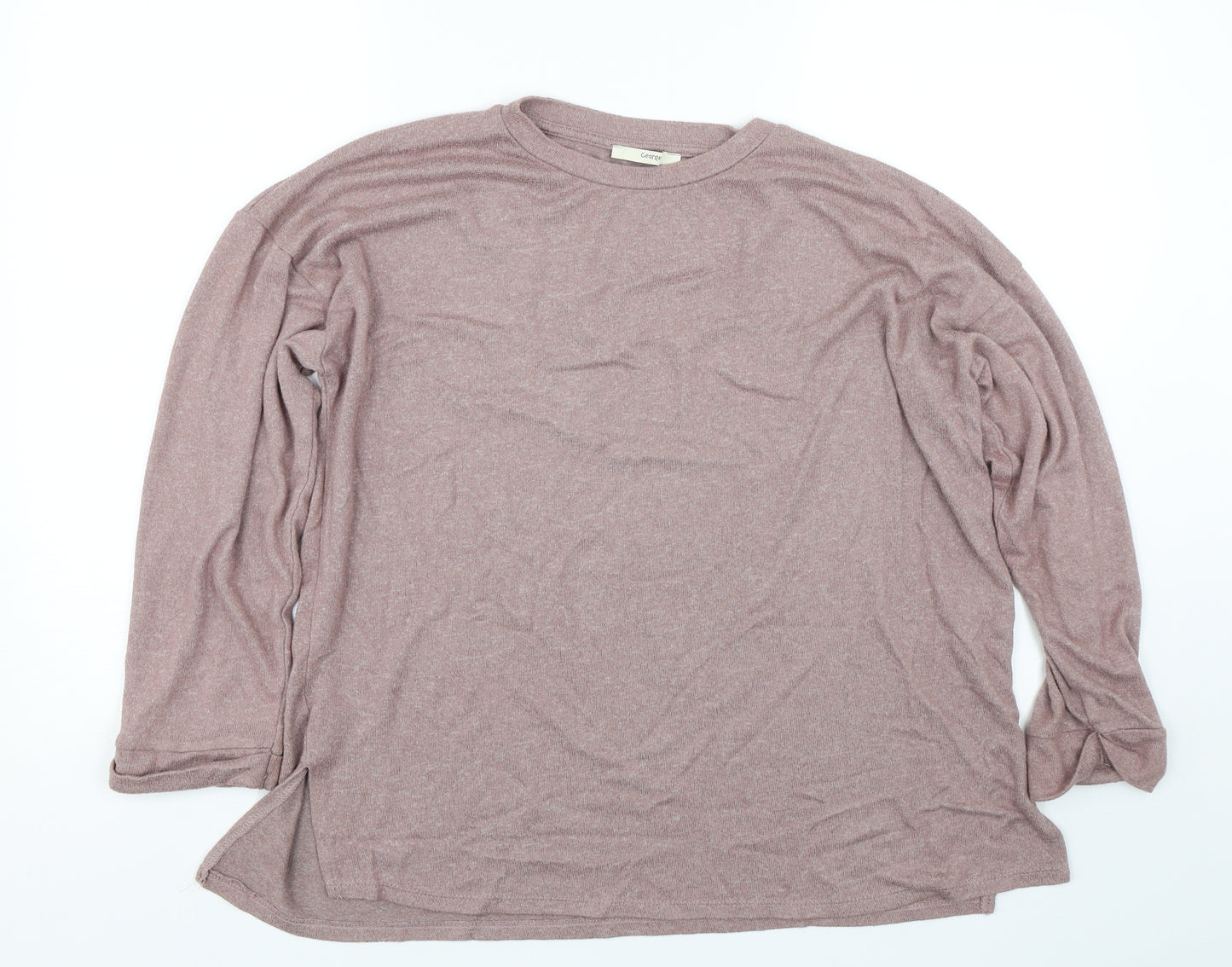 George Mens Pink   Pullover Jumper Size L