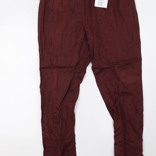 NEXT Womens Red   Trousers  Size 14 L31 in