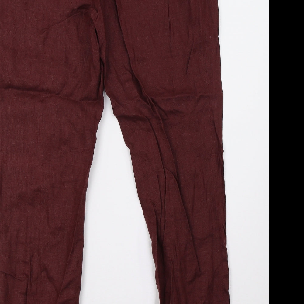 NEXT Womens Red   Trousers  Size 14 L31 in