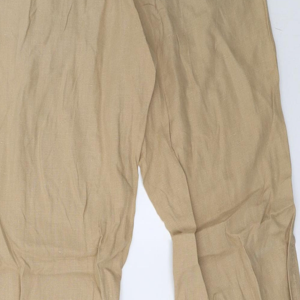 Zara Womens Brown   Trousers  Size M L34 in