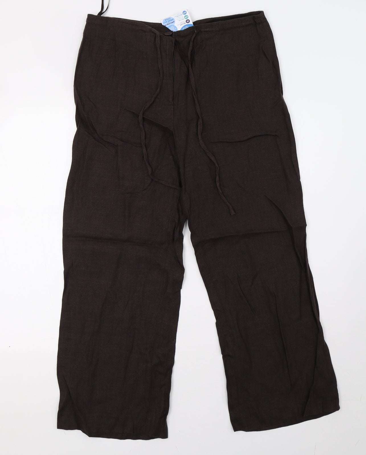 cc Womens Brown   Trousers  Size 12 L27 in