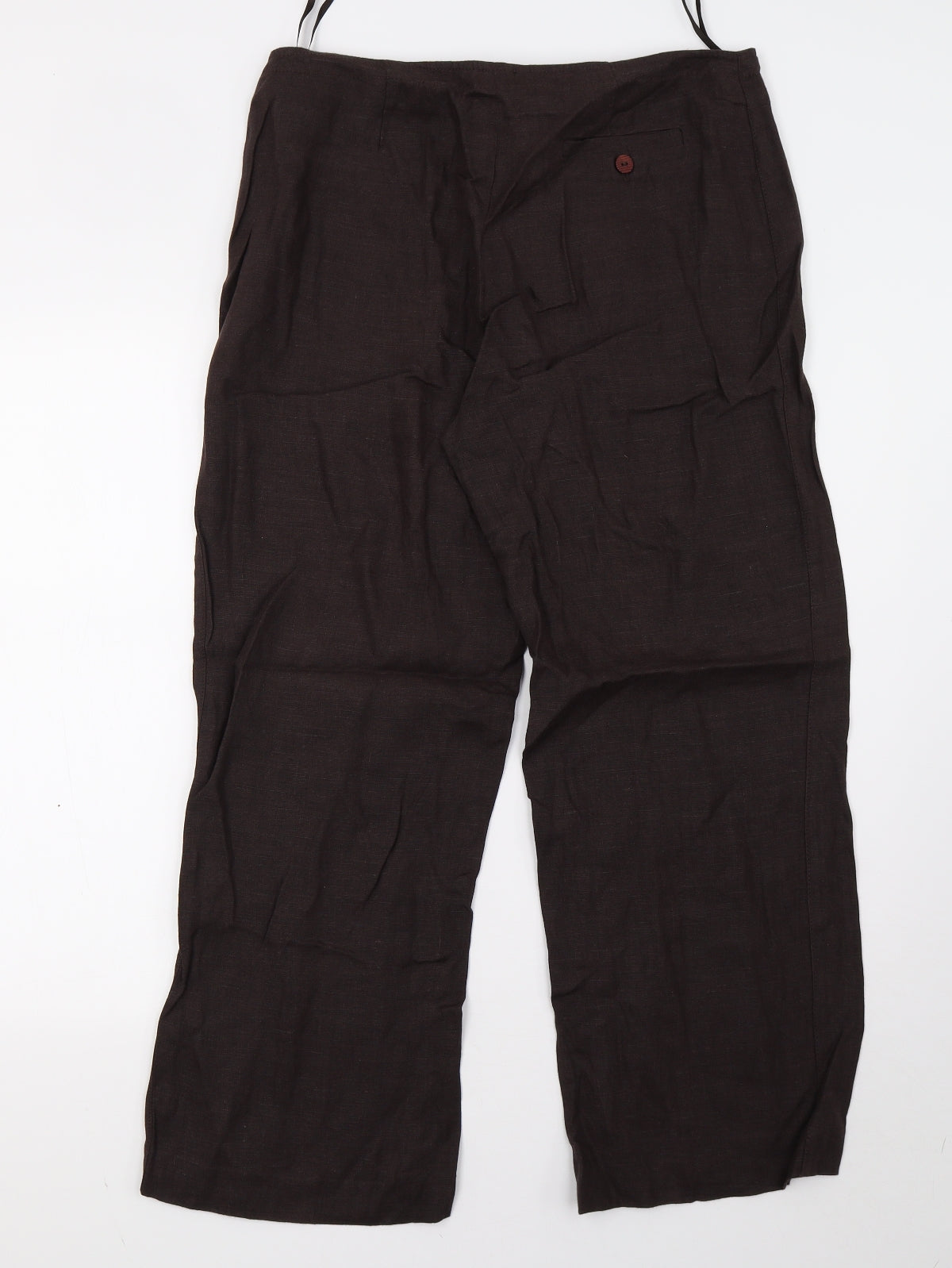 cc Womens Brown   Trousers  Size 12 L27 in