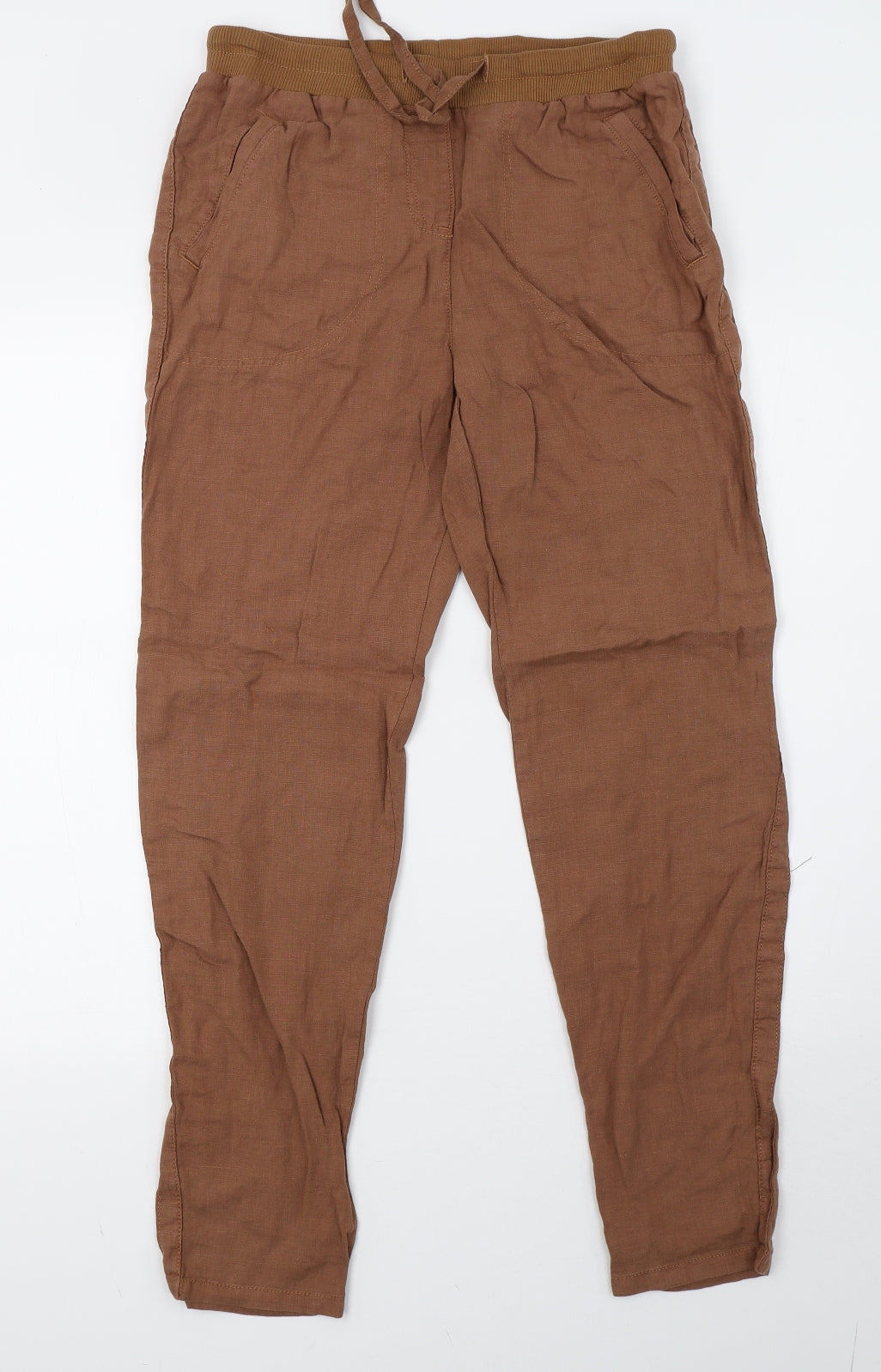 Preworn Womens Brown   Trousers  Size 6 L29 in