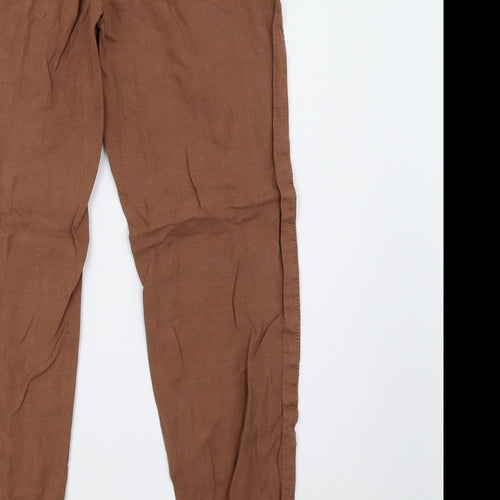 Preworn Womens Brown   Trousers  Size 6 L29 in