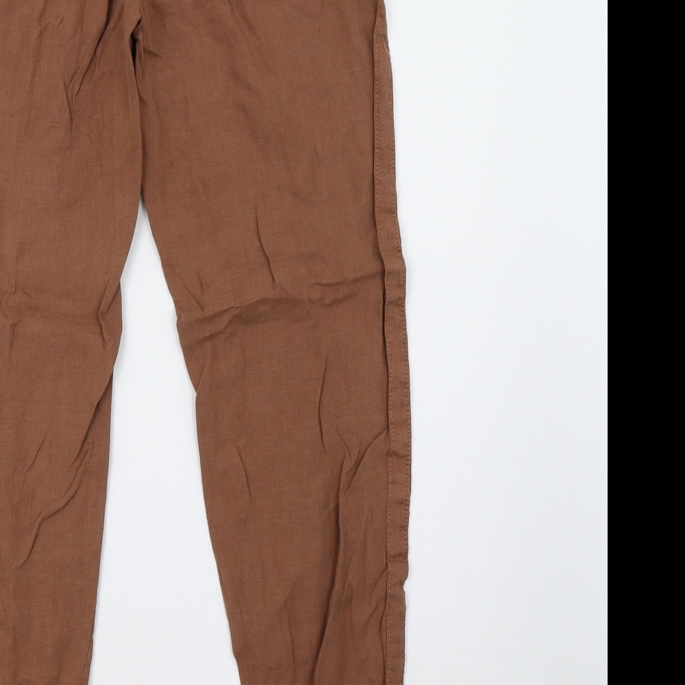 Preworn Womens Brown   Trousers  Size 6 L29 in