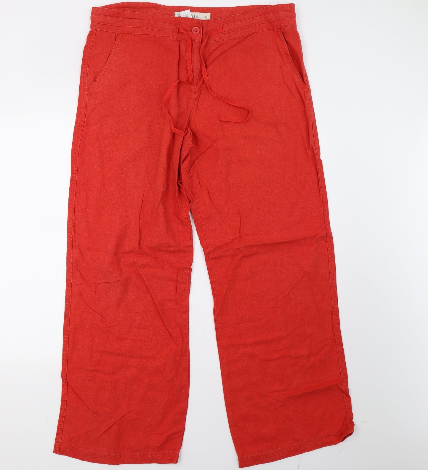 NEXT Womens Red   Trousers  Size 16 L33 in