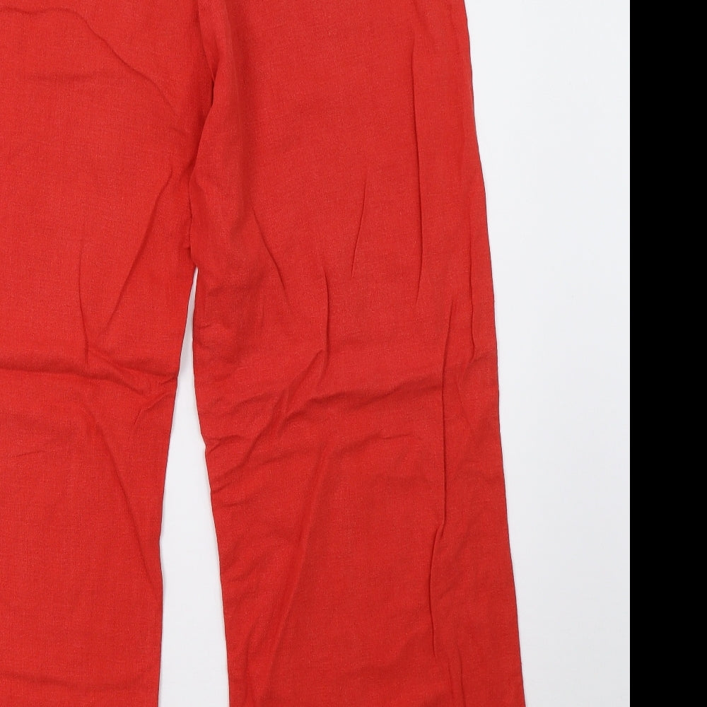 NEXT Womens Red   Trousers  Size 16 L33 in