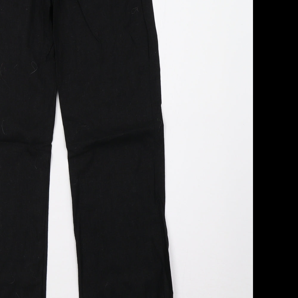 Debenhams Womens Black   Trousers  Size 6 L27 in