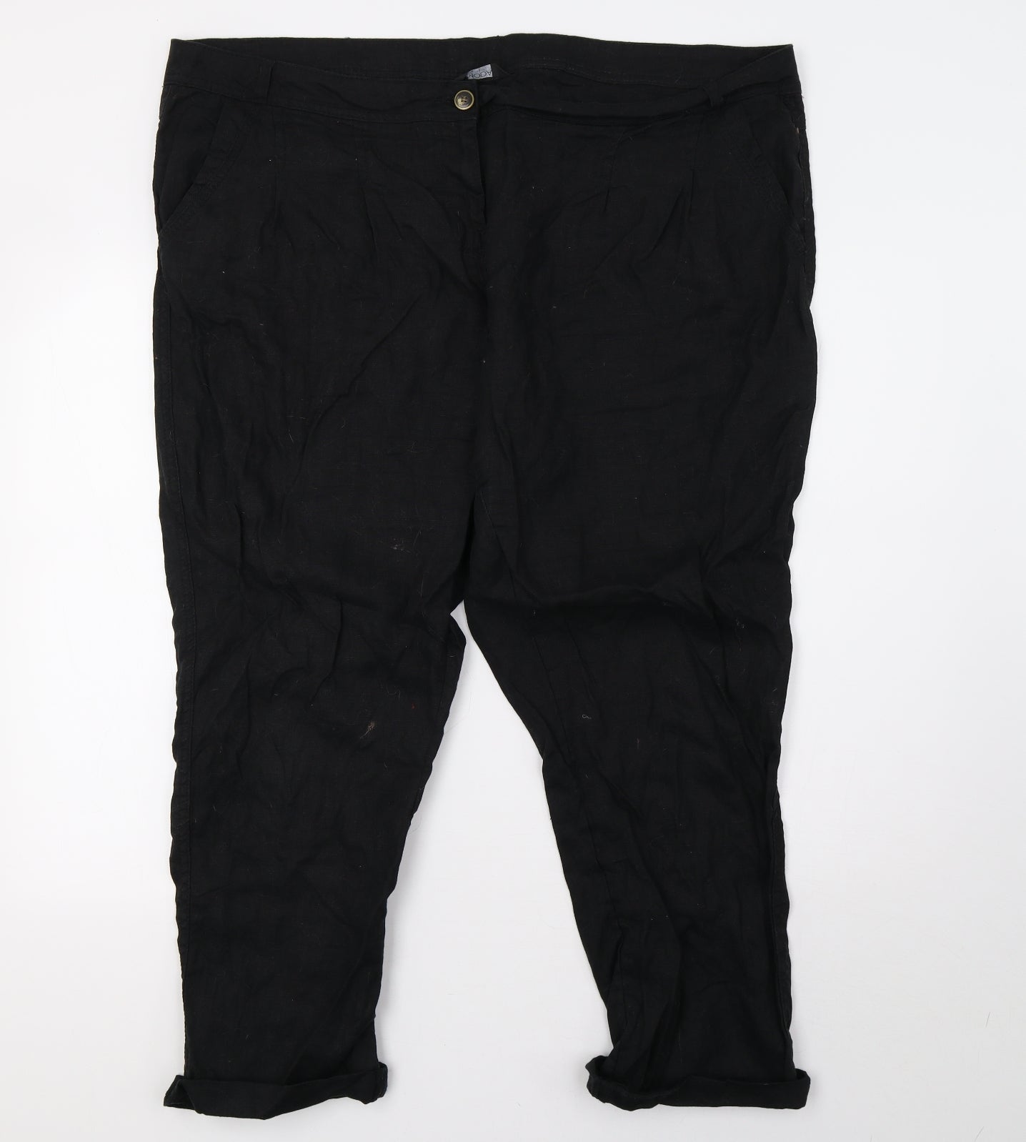 George Womens Black   Trousers  Size 20 L28 in