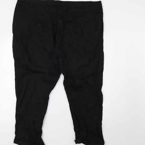 George Womens Black   Trousers  Size 20 L28 in